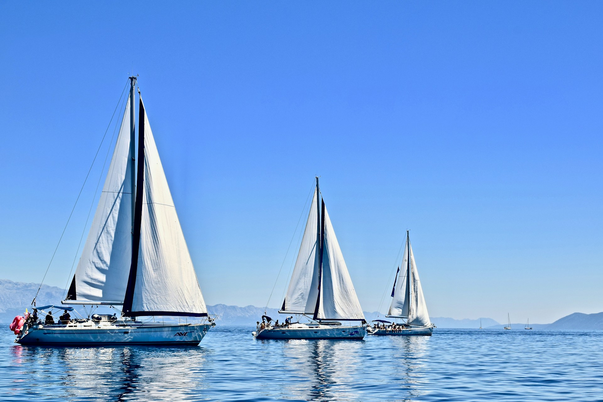 sail boats