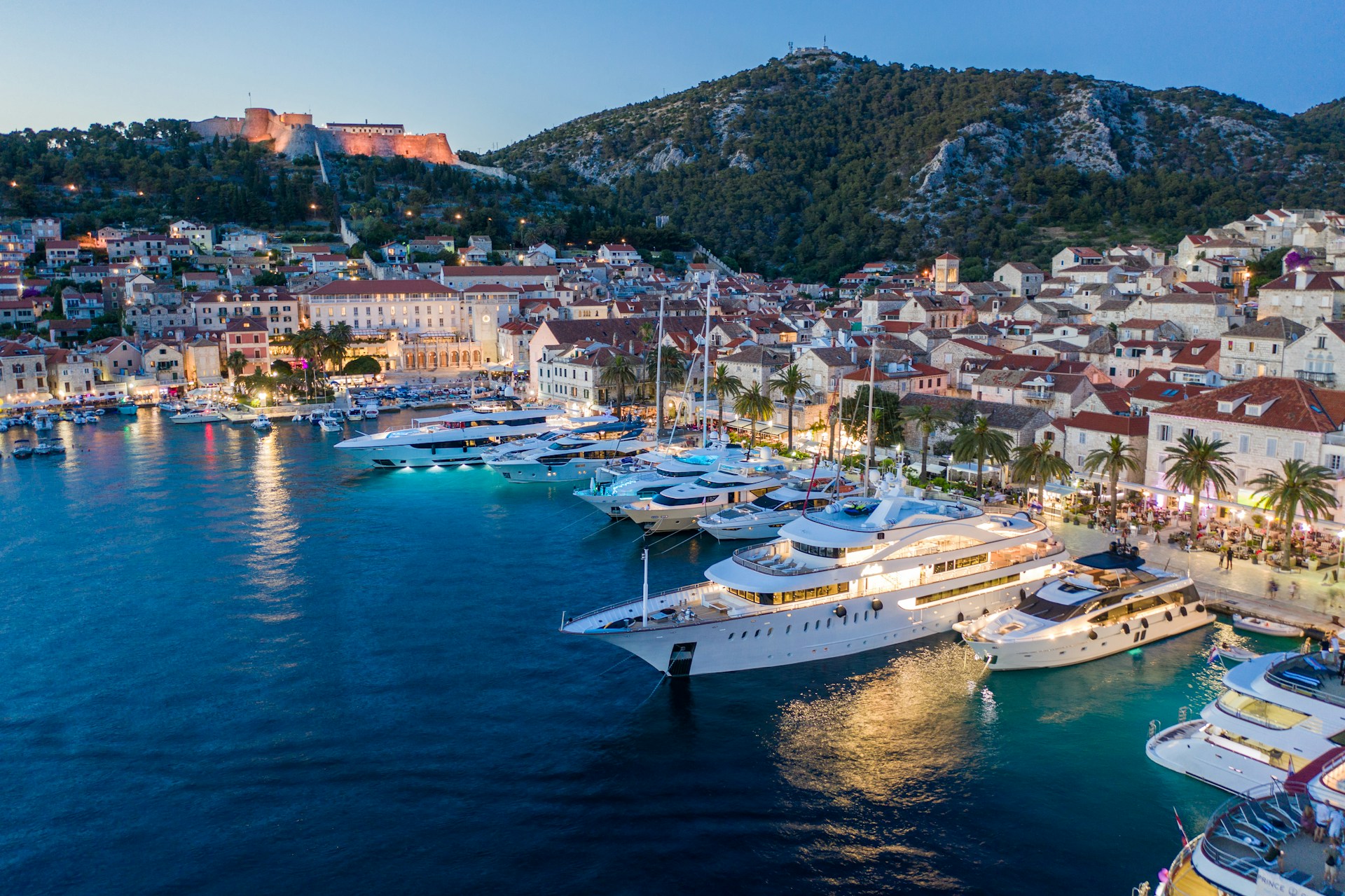 docked boats